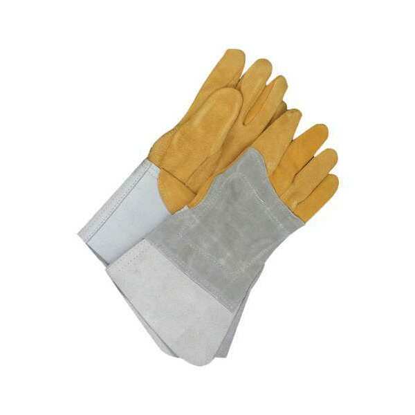 Bdg Welding Glove TIG Grain Deerskin Back Hand Patch Right Hand, Size M 64-1-1526-M
